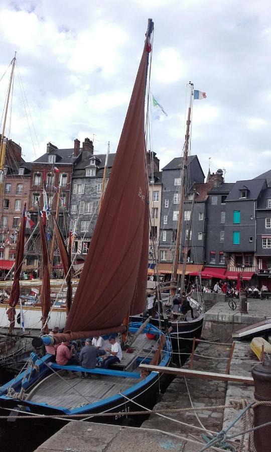 La Fleur D Honfleur Avec Son Parking Appartement Buitenkant foto